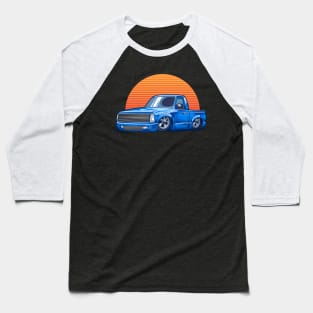 Slammed Old Truck Baseball T-Shirt